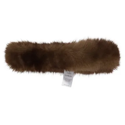 Krage (Brun) från Iben Pälsimitation, Polyester