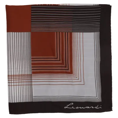 Mouchoir (Marron, Blanc, Multicolore) de Leonardi