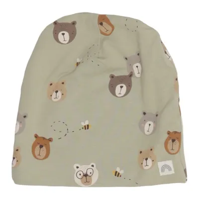 Beaniehue (Grøn, Flerfarvet) fra Lindex Baby Bomuld, Elastan