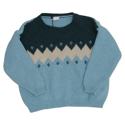 Trui (Blauw, Groen, Meerkleurig) van Il Gufo Kasjmier, Polyamide, Viscose, Wol