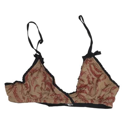 Bralette (Beige, Rød) fra Underprotection Bambus