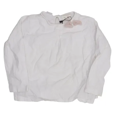 Lange mouwen shirt (Wit) van Zara BabyGirl Katoen
