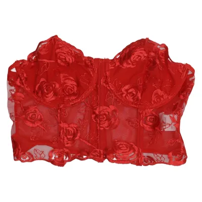 Bustier (Rød) fra Shein Polyester