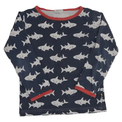 T-shirt à manches longues (Bleu, Blanc, Rouge) de Loud + Proud Coton