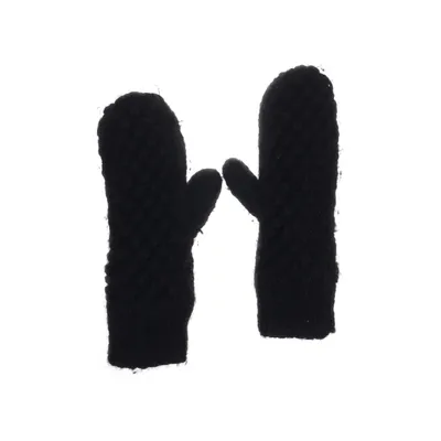 Mittens (Black) from H&M Polyester, Wool