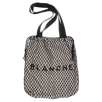 Axelremsväska (Beige, Svart) från Blanche Ekologisk bomull, Polyester