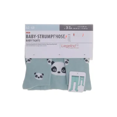 Panty (Turquoise, Meerkleurig) van Liegelind Katoen, Elastaan, Polyamide