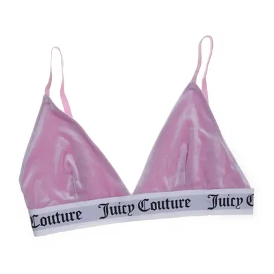 Bralette (Pink, White, Black) from Juicy Couture Cotton, Elastane, Polyester