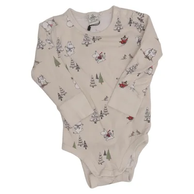 Body (Beige, Multicolored) from Moomin by Lindex Cotton, Elastane