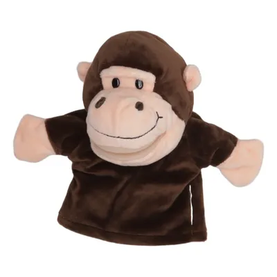 Handpuppe (Braun, Beige)