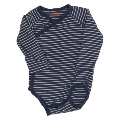 Romper (Blauw, Wit) van Lindex Newborn Organisch katoen