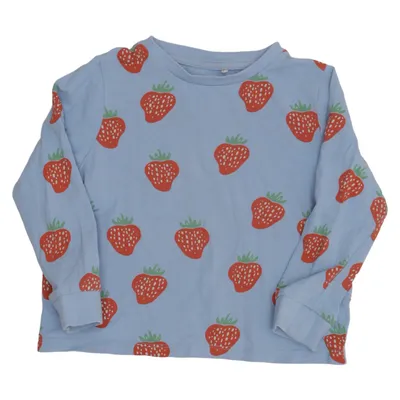 T-shirt à manches longues (Bleu, Rouge, Vert) de Rikiki Coton, Élasthane