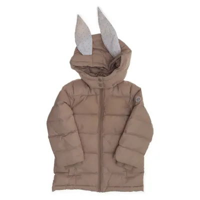 Vinterjacka (Beige) från Livly Bomull, Dun, Elastan, Fjädrar, Nylon, Polyester