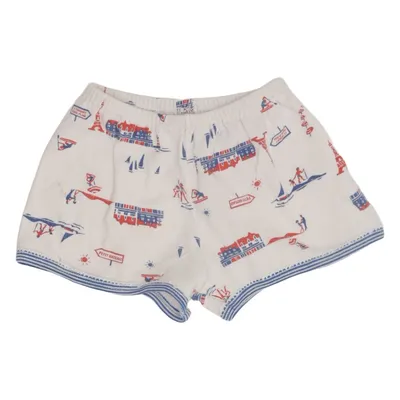 Pyjamashorts (Wit, Blauw, Rood) van Petit Bateau Katoen
