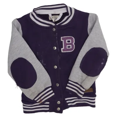 Veste universitaire (Violet, Gris) de Best Friends Coton, Polyester