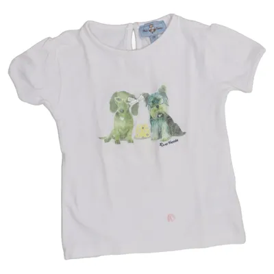 T-shirt (Blanc) de River Woods Coton, Élasthane