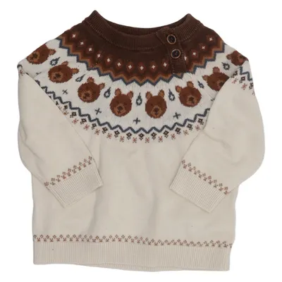 Tröja (Beige, Brun) från Lindex Baby Bomull
