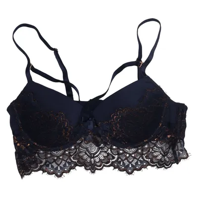 Bra (Blue) from Hunkemöller Elastane, Polyamide, Polyester