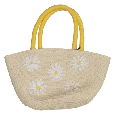 Strandtaske (Beige, Gul, Hvid) fra H&M Polyester