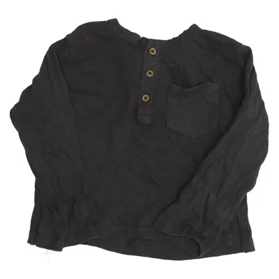 Henley Shirt (Grau) von Zara Baby Baumwolle