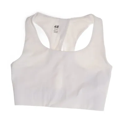 Sport-BH (Vit) från H&M Sport Elastan, Polyester, Polyamid