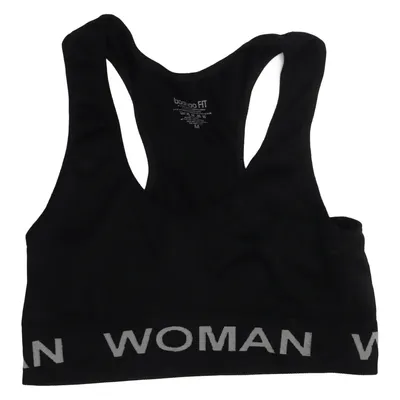 Sports bra (Black) from Boohoo Fit Elastane, Polyamide, Polyester