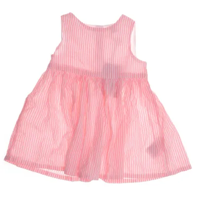 Klänning (Rosa, Vit) från H&M Baby Bomull