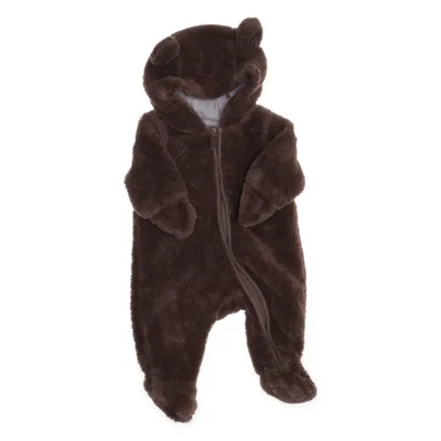 Mjukisdräkt (Brun) från H&M Polyester, Bomull