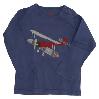 Lange mouwen shirt (Blauw) van Baby Boden Katoen