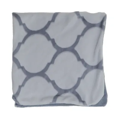 Sierkussensloop (Grijs, Wit) van Mont Chalet Polyester