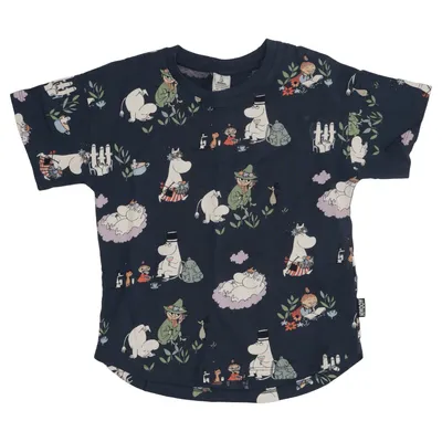 T-shirt (Blå, Flerfärgad) från Moomin by Lindex Bomull