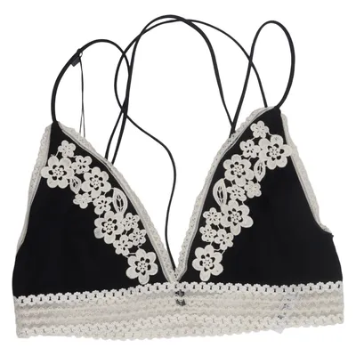 Bralette (Svart, Vit) från Intimately Free People Bomull, Elastan, Polyester