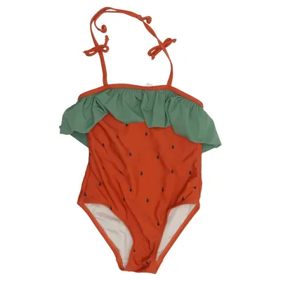 Badpak (Oranje, Groen) van Rikiki Elastaan, Polyamide, Polyester