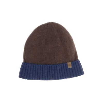 Beanie (Bruin, Blauw) van Bugatti Polyamide, Polyester, Wol