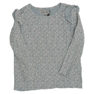 T-shirt à manches longues (Bleu, Multicolore) de Amy & Lucy Coton, Élasthane, Polyester