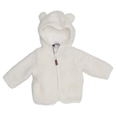 Sweat à capuche (Blanc) de Topomini Coton, Polyester