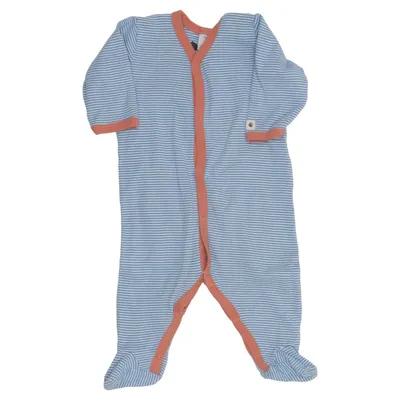 Sparkdräkt (Blå, Vit) från Petit Bateau Bomull