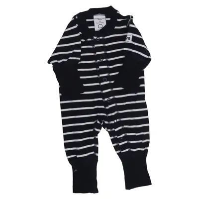 Rompers (Blue, White) from Polarn O. Pyret Cotton