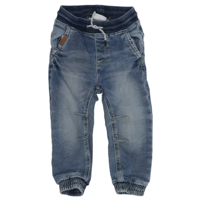 Jeans (Blå) fra Lab Industries by KappAhl Bomuld, Elastan, Polyester