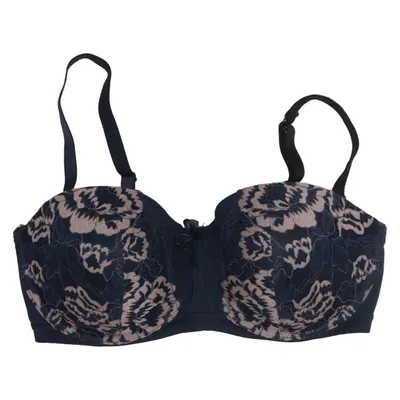 BH (Blå, Beige) från Hunkemöller Bomull, Elastan, Polyamid, Polyester
