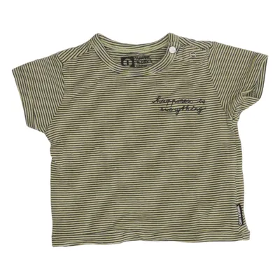 T-shirt (Geel, Zwart) van Tumble 'N Dry Elastaan, Organisch katoen