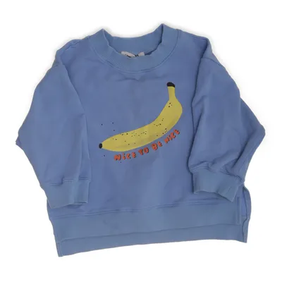 Collegetröja (Blå, Gul) från Mixed Grill Bomull, Elastan