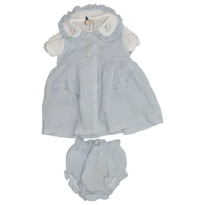 Set (Blue, White) from Moonstar Cotton, Polyester