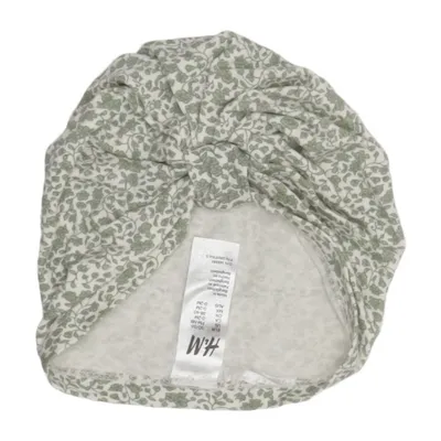 Turban (Hvid, Grøn) fra H&M Bomuld, Elastan