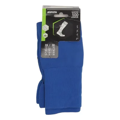 Chaussettes de football (500) de Kipsta Élasthane, Polyamide, Polyester