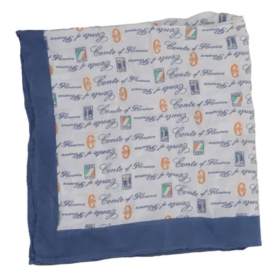 Handkerchief (Blue, White, Multicolored) from Conte of Florence