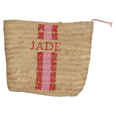 Beach bag (Beige, Red, Pink) from Manana