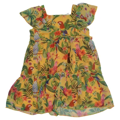 Jurk (Geel, Meerkleurig) van Emma Jayne x H&M Polyester