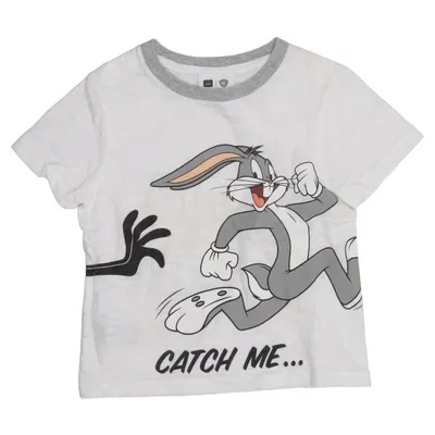 T-shirt (Weiß, Grau) von BabyGap Baumwolle