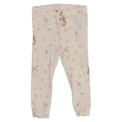 Leggings (Beige, Flerfärgad) från Geggamoja x Mrs Mighetto Bambu, Elastan, Ekologisk bomull